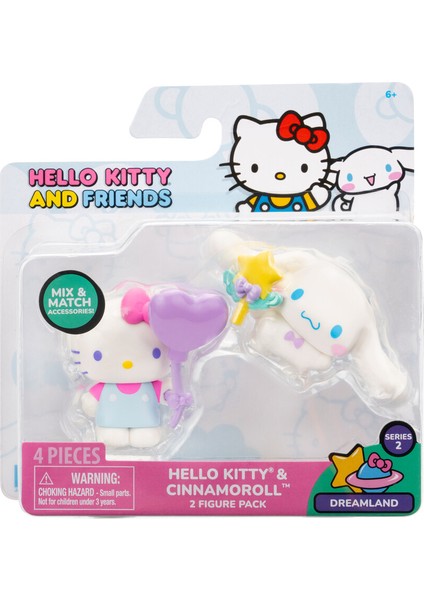 Hello Kitty 2’li Mini Figür S2 - Hello Kitty ve Cinnamoroll