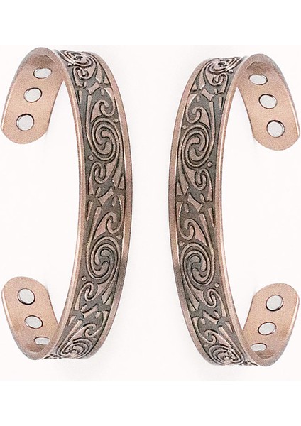 A20295-ROSEGOLD Erkek ve Kadın Retro Stil Takı Viking Bilezik Manyetik Açılır Ayarlanabilir Koldan Sağlık Hediye Bileziği (Yurt Dışından) indirimleri