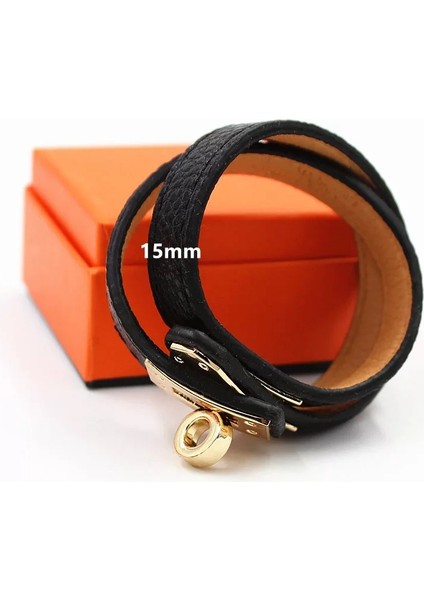 Gül Moda Deri Bilezik Sümenli Erkek Kadın Bilezikler Yüksek Çelik Titanyum Renkli Sevgililer Bileklik (Yurt Dışından) fiyatları