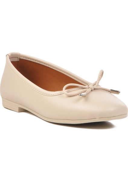 Krem İnce Taban Hafif Kadın Babet B-34 Z modelleri