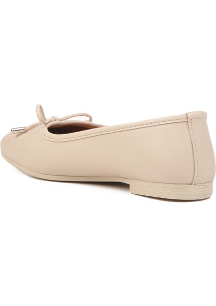 Krem İnce Taban Hafif Kadın Babet B-34 Z fırsatları