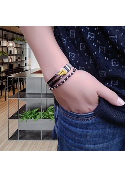 Siyah Usenset Gitar Örgü Bilezik Kayış Yüksek Kaliteli Paslanmaz Çelik Bilezik Punk Takı Erkekler Için Altın Renkli Bilezik (Yurt Dışından) indirimleri