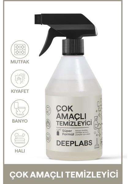 Tüm Yüzeyler Için Ultra Güçlü Temizleyici, Leke Çıkarıcı Formül