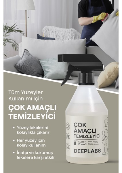 Tüm Yüzeyler Için Ultra Güçlü Temizleyici, Leke Çıkarıcı Formül