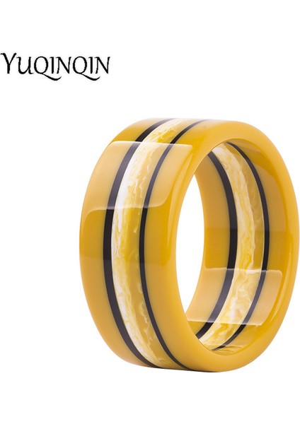 Sarı Kadınlar Için Moda Bilezikler Trend Reçine Kolluk Siyah Şerit Beyaz Akrilik Geniş Bilezik Basit Çekicilik Parti Takı (Yurt Dışından) modelleri