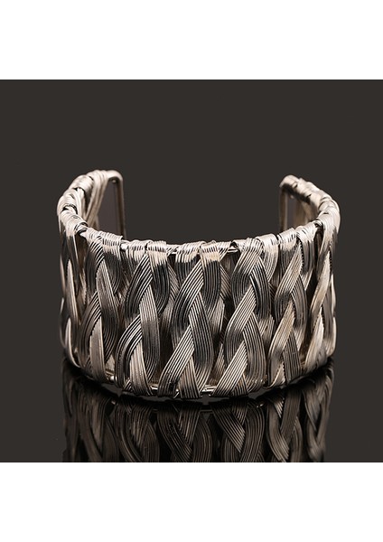 Altın Rengi Yeni Punk Tarzı Kol Bilezikleri Altın Metal Sarma Örgü Altın Gümüş Renkli Bilezik Kıyafet Takı Kostüm Takı - (Yurt Dışından) fiyatları