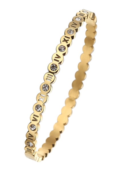 Altın Rengi--3 Jın&ju Paslanmaz Çelik Bilezik Bilezik Kadınlar Için Italia Bijoux Femme Hediye Bilezikler Çift Bileklikler Kadınlar Için Takı Bijuteri (Yurt Dışından)