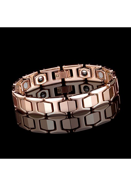 Altın Gül Kadınlar Için Sağlıklı Manyetik Bileklik Güç Terapi Manyetiği Bilezikler Erkekler Sağlık Bakım Takı Titanyum Çelik Hediye (Yurt Dışından)