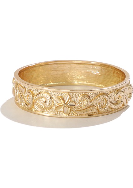 6 cm Tarzı GJZ389X Komı Özel Isim Yapamaz Hawaii Marshall Micronesia Polinezya Cam Inci Adam Kadın Plumeria Bilezik Bilezik (Yurt Dışından)