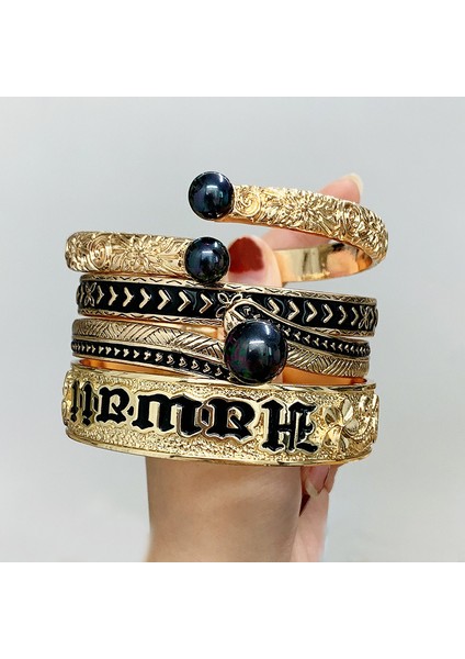 6 cm Tarzı GJZ389X Komı Özel Isim Yapamaz Hawaii Marshall Micronesia Polinezya Cam Inci Adam Kadın Plumeria Bilezik Bilezik (Yurt Dışından) modelleri