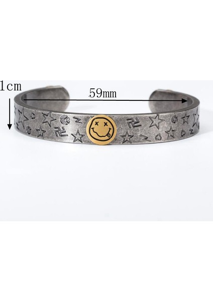 U1 Viking Stil Titanyum Çelik Bileklik Takı Pulseira Aksesuarlar Erkek Kadınlar Punk Romboz Kolluk Bilezikler Erkekler Için Çocuklar Erkekler Pulseras (Yurt Dışından)