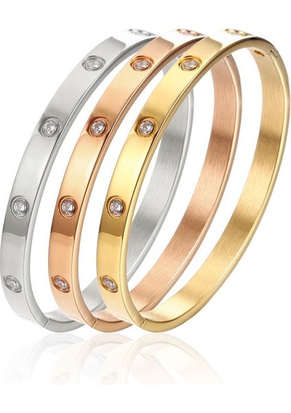 Altın Rengi Sevgililer Bilezik Kadın Titanyum Paslanmaz Çelik Kişiselleştirilmiş Moda Lüks Düğün Kolluk Şık Aşk Bilezik Bayanlar Erkek Takı (Yurt Dışından) fiyatları