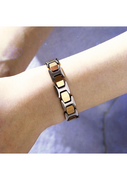 Çelik Rengi Kadınlar Için Sağlıklı Manyetik Bileklik Güç Terapi Manyetiği Bilezikler Erkekler Sağlık Bakım Takı Titanyum Çelik Hediye (Yurt Dışından) fiyatları