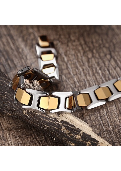 Çelik Rengi Kadınlar Için Sağlıklı Manyetik Bileklik Güç Terapi Manyetiği Bilezikler Erkekler Sağlık Bakım Takı Titanyum Çelik Hediye (Yurt Dışından) indirimleri