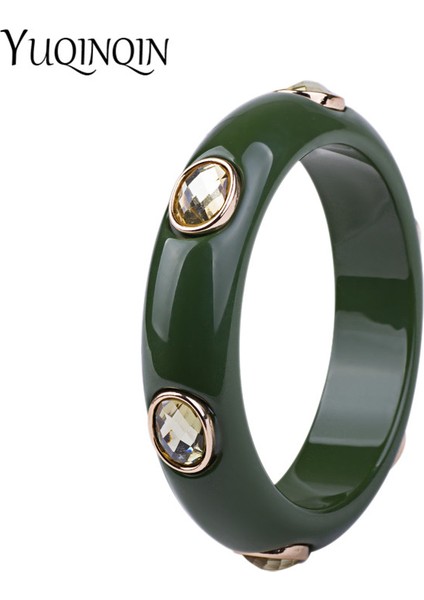 Kahverengi Kadınlar Için Vintage Moda Reçine Kolluk Bilezikler Bilezikler Kristal Metal Akrilik Geniş Geometrik Bilezikler Kızlar Için Şıklık Takı (Yurt Dışından) fiyatları