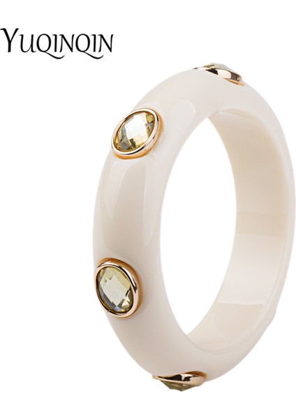 Kahverengi Kadınlar Için Vintage Moda Reçine Kolluk Bilezikler Bilezikler Kristal Metal Akrilik Geniş Geometrik Bilezikler Kızlar Için Şıklık Takı (Yurt Dışından) indirimleri