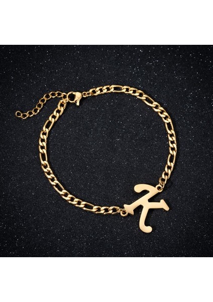 Altın Tarzı H Kadınlar Için Paslanmaz Çelik Takı Isim Bileklikleri A-Z 26 Harf Alfabe Charm Bilezik (Yurt Dışından) fiyatları