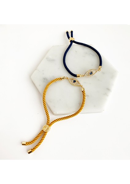 Altın Mavisi Kadınlar Için Altın Kötü Göz Örgü Ip Bileklik Cz Gökkuşağı Türk Siyah Bakır Inci Zirkon Mavi Kristal Bilezik Kızlar Takı (Yurt Dışından) indirimleri