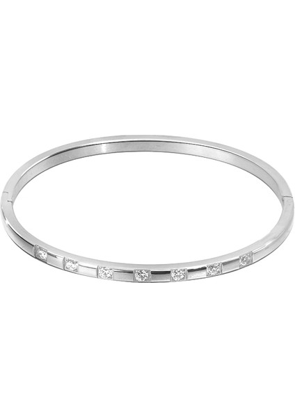 Altın Rengi Kadınlar Için Kristal Moda Bilezikler Titanyum Aşk Nefes Bilezik Paslanmaz Çelik Feminina Kol Bilezik Şık Bayan Takı Hint (Yurt Dışından) fiyatları