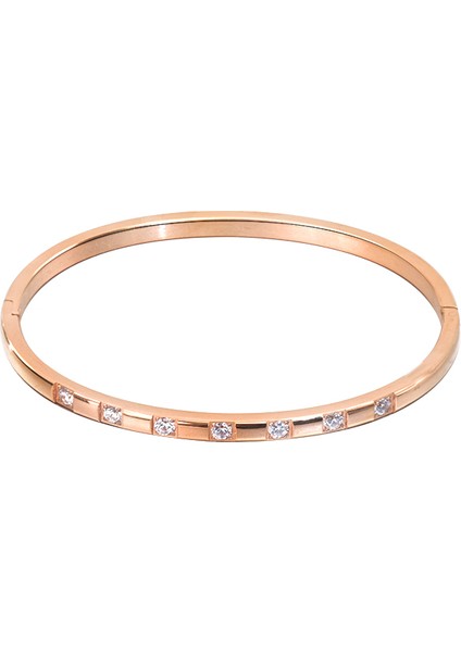 Altın Rengi Kadınlar Için Kristal Moda Bilezikler Titanyum Aşk Nefes Bilezik Paslanmaz Çelik Feminina Kol Bilezik Şık Bayan Takı Hint (Yurt Dışından) indirimleri