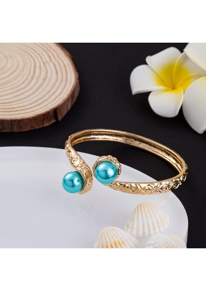 70 mm Tarzı SL2153GOBE Sophiaxuan Yeni Tasarım Hawai Moda Bilezik Altın Kaplama Manşet Bilezikler Bangles Kadınlar Gençler Parti Hediye (Yurt Dışından)