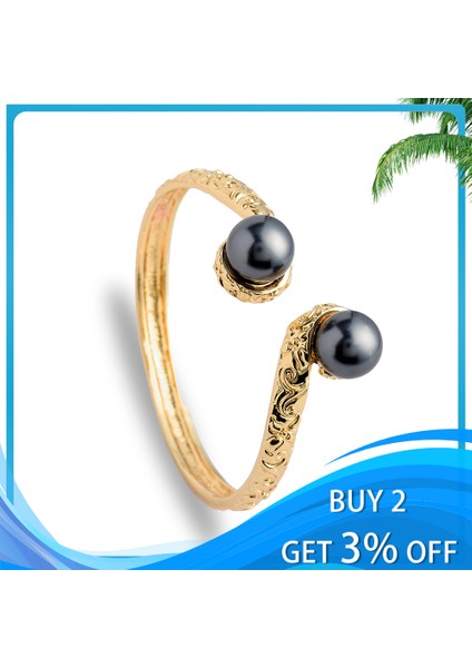 70 mm Tarzı SL2153GOBE Sophiaxuan Yeni Tasarım Hawai Moda Bilezik Altın Kaplama Manşet Bilezikler Bangles Kadınlar Gençler Parti Hediye (Yurt Dışından) indirimleri