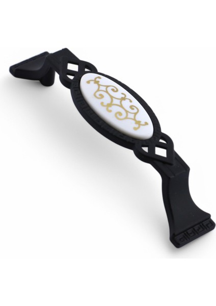 Palmira Mobilya Mutfak Dolabı Çekmece Dolap Kapak Kulpu Kulbu Siyah 96 mm Metal Kulp