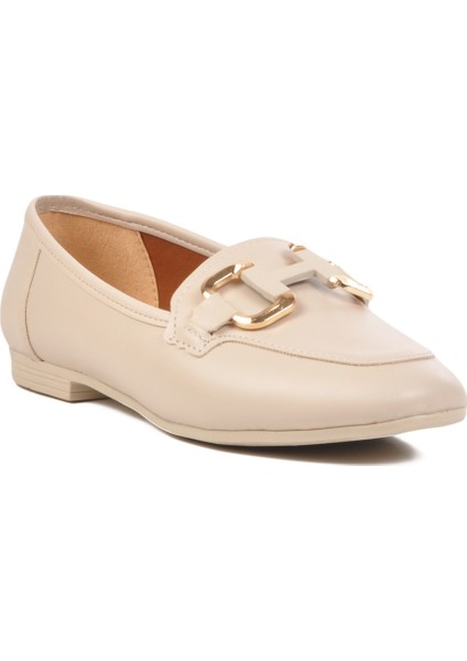 Krem İnce Taban Hafif Kadın Babet B-36 Z modelleri