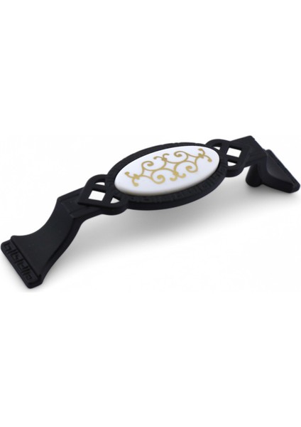 Palmira Mobilya Mutfak Dolabı Çekmece Dolap Kapak Kulpu Kulbu Siyah 96 mm Metal Kulp