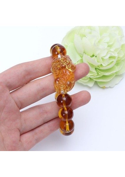 Feng Shui Değerli Taş Zenginlik Pi Xiu Bileklik Para ve Iyi Şans Çekmek (Yurt Dışından)
