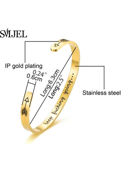 Stetoskop 142 Smjel Çift Bilezik Mektup Devam Et Bilezikler Kadın Erkek Punk Aşk Motivasyon Arkadaş Teşvik Takı Dropship (Yurt Dışından) fırsatları