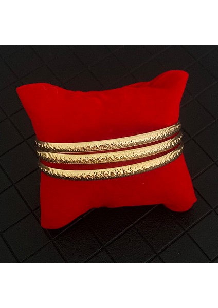 Altın 3 Afrika Dubai Altın Bilezik Setleri Düğün Için Altın Kaplama Ince Kol Bileziği Arapça El Bilezikleri Kadınlar Için Aksesuarlar (Yurt Dışından) fiyatları