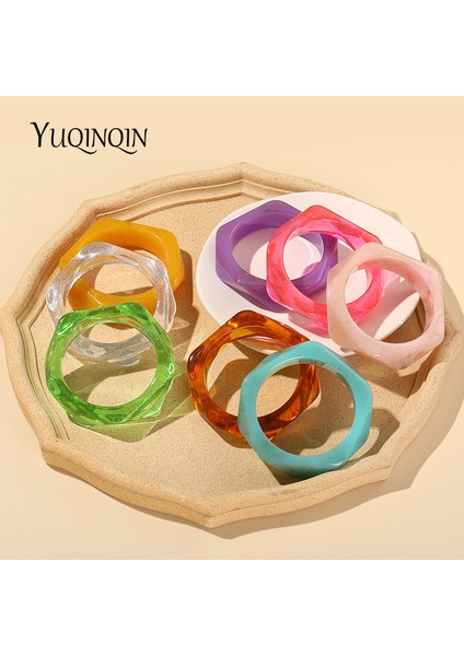 KB229-14 Kadınlar Için Güzel Tılsımlı Bilezikler Lüks Büyük Geometrik Hint Kolluk Bilezikler Kızlar Renkli Düzensiz Geometrik Takılar (Yurt Dışından) fiyatları