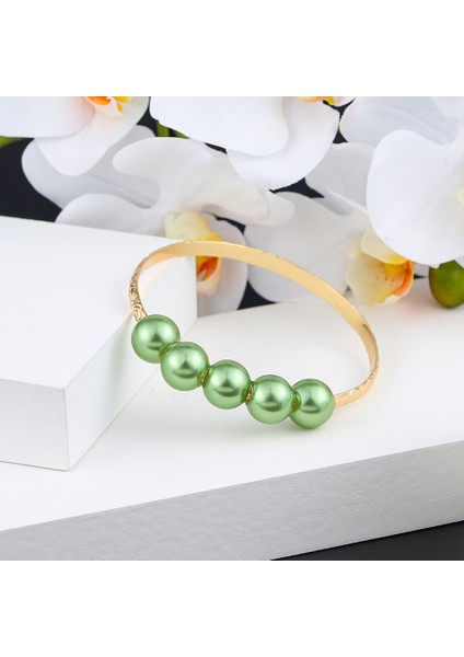 75 mm Tarzı SL2171GOGN Cring Coco Bakır Bilezik Polinezya Mikronezya Hawai Takı Geleneksel 7 Renk Inci Bilezik Kadınlar Için (Yurt Dışından)