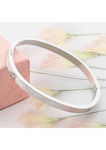 Altın Rengi 58 mm Popüler Moda Paslanmaz Çelik Takı Oymalı Anka Grafik Bilezik Kadın Bileziği Parti Hediye (Yurt Dışından) indirimleri