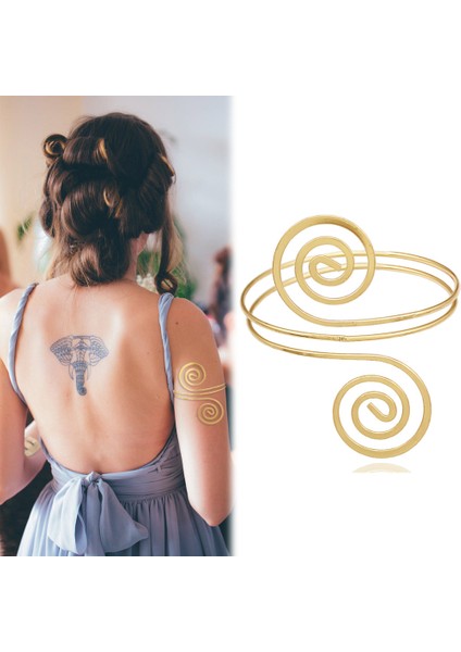 Gül Altın Yaprağı Retro Altın Yunan Roma Defne Yaprağı Yılan Bilezik Kol Bileziği Kol Kolu Kafesi Armlet Festival Gelin Göbek Dansı Takı (Yurt Dışından) fiyatları