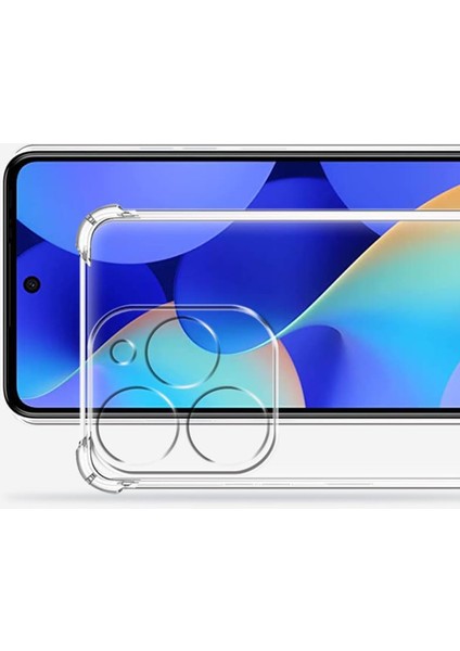 Tecno Spark Go 2024 Kapak Kamera Korumalı Airbag Antishock Köşe Korumalı Şeffaf Silikon Kılıf modelleri