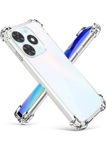 Tecno Spark Go 2024 Kapak Kamera Korumalı Airbag Antishock Köşe Korumalı Şeffaf Silikon Kılıf indirimleri
