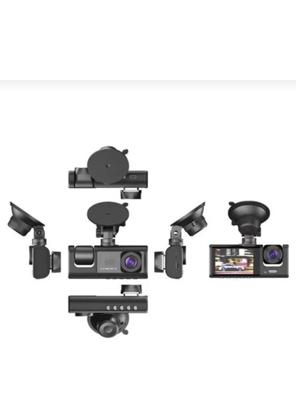 Araç Içi Hd Video Kayıt Cihazı (3 Kamera Lens Bir Arada) modelleri