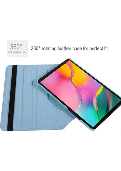 Galaxy Tab A7 Lite T225 Uyumlu Zore Dönebilen Standlı Kılıf-Mor