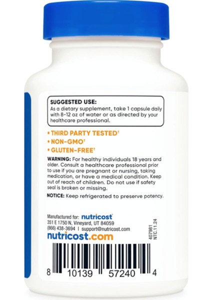 Probiotic Complex - 50 Billion Cfu, 60 Capsules ABD Menşei