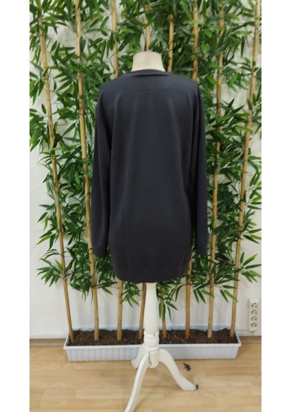 AYDOGANTICARET44 Kadın Uzun Kollu Bisiklet Yaka Kalp Desenli Kısa Viskon Elbise indirimleri