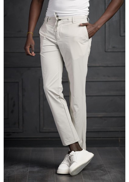 Beli Lastikli ve Iplikli Likralı Yazlık Ince Paraşüt Kumaş Jogger Pantolon fırsatları