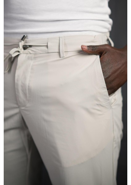 Beli Lastikli ve Iplikli Likralı Yazlık Ince Paraşüt Kumaş Jogger Pantolon indirimleri