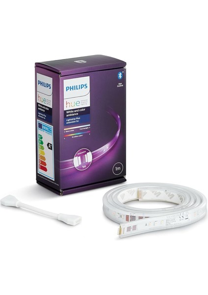 Huewca Renkli Akıllı LED Şerit, 1 Metre, V4 Bluetooth Özellikli, Ekleme/uzatma Şeridi, Adaptör Dahil Değildir