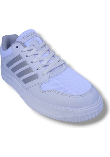 074-25 Anorak Slash Anatomik Sneaker beyaz gümüş 36-40