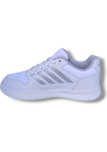 074-25 Anorak Slash Anatomik Sneaker beyaz gümüş 36-40 modelleri