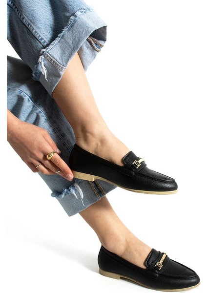 Kadın Babet Siyah Toka Detaylı Şık Rahat Hafif Günlük Ayakkabı fiyatları