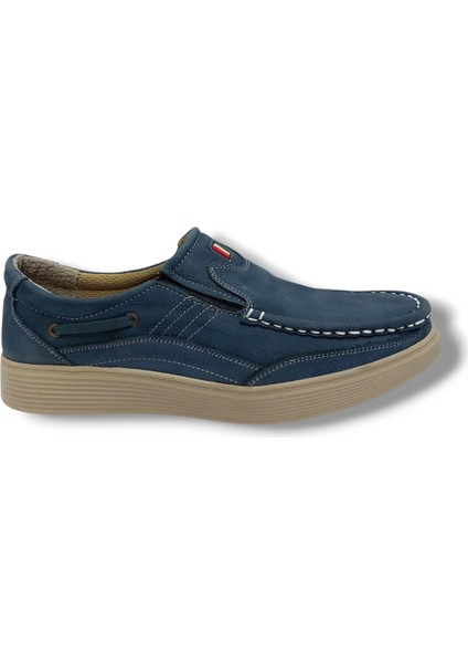 1708-25 Nubuk Deri Casual Erkek Ayakkabı Mavi Buz fiyatları