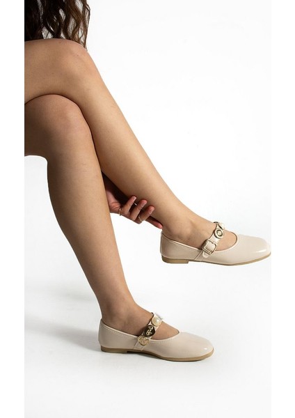 Kadın Babet Bej Günlük Tokalı Ayarlanabilir Hafif Rahat Ayakkabı fiyatları